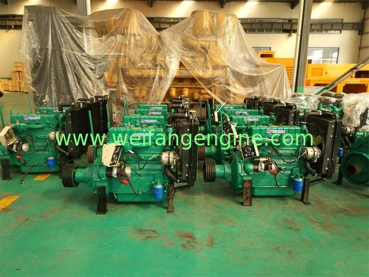 36kw/48hp 2000rpm diesel engine with the clutch and belt pulley for Straw crusher