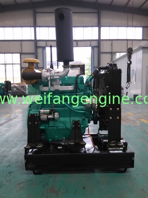 1500rpm Weifang diesel engine R4105ZD for prime power 50KW /62.5KVA diesel generator in color green