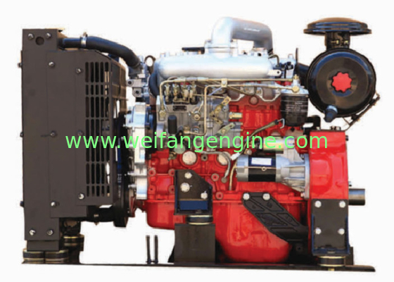 3000rpm Diesel Engine 4BD series Power 82KW For Fire Fighting Pump set in Red