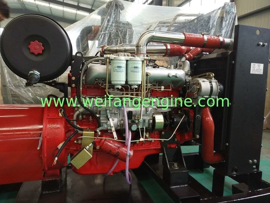 6BD Diesel Engine From 110KW To 150KW Power For Fire Fighting Pump In Red