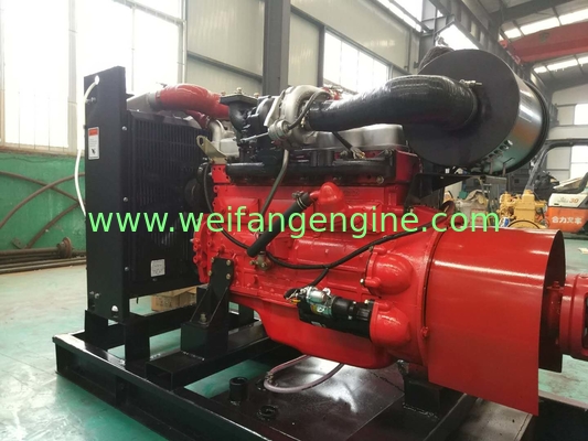 3000rpm  6BD-Z diesel engine prime power 120KW for power of  the fire fighting pump in red