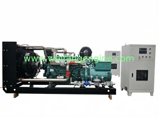 Gas consumption 0.3 M³/h Natural Gas Generator Rated Current 18-1080A Output Power 200kw Power Supply for Commercial
